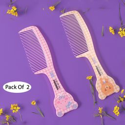 Mihar Essentials Smooth Hair Comb Random Color - Pack of 2-7