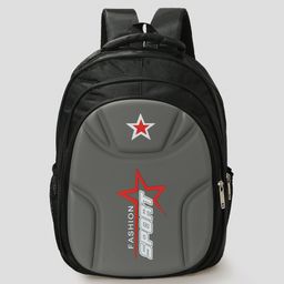 Backpack with Adjustable Straps Grey - 15.3 Inches-38