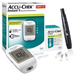 Accu-Chek Instant S Glucometer Kit + Free 10 Strips-91
