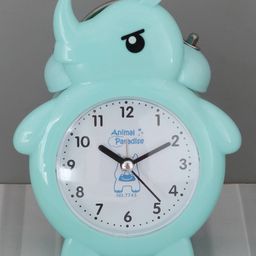 The Procure Store Rhino Design Cute Table Clock- Aqua-29