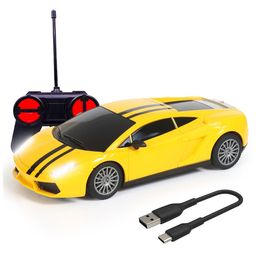 Wembley Toys Rechargeable Remote Control Car 1:24 Scale - Yellow & Black-image-65