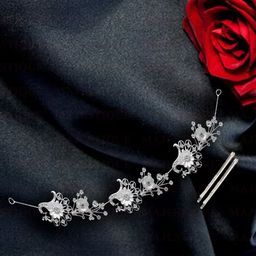 MAJESTIQUE Women Embellished Tiara-image-4