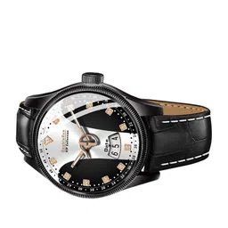 DOUBLERUN Men Dial & Leather Straps Analogue Multi Function Watch H05N11018 image 3