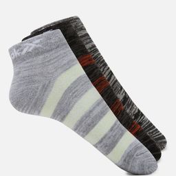 Reebok Pack Of 3 Men Printed Awning Lowcut Socks-18