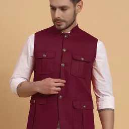 Aspriya Pure Cotton Bandhgala Jacket-picture-41