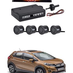 RKPSP Car Reverse Black Parking Sensor System Led Display with 4 Parking Sensors Alarm Kit for Wrv. image 1