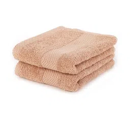 Earthy Fables Set of 2 Peach Premium Hand Towels 100% Cotton, 600 GSM, 60 x 40 cm-16