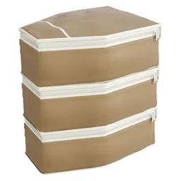 Kuber Industries Brown Set of 3 Regular Multi-Utility Organisers image 5