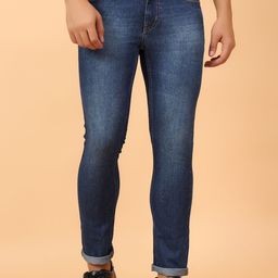 MEGHZ Men Micheal Slim Fit Light Fade Stretchable Jeans-image-85