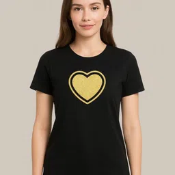MORDEN MUSE Graphic Printed Round Neck Cotton T-shirt-picture-40