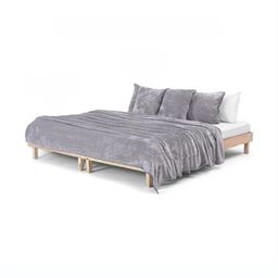 Zarf Lavender Microfiber AC Room 300 GSM Double Bed Blanket-image-59