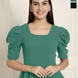 Tromko Puff Sleeve Top-picture-20