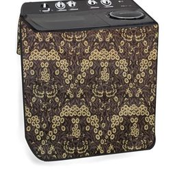 The Furnishing Tree Mustard Plastic Washing Machine Cover-image-74
