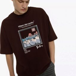 MISCHIEF MONKEY Men Graphic Printed Pure Cotton Oversized T-shirt-image-69