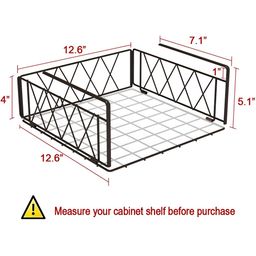 Go Hooked Black Set of 1 Regular Drawer Organiser Organisers image 5