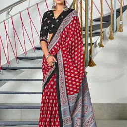 LeeliPeeri Designer Ethnic Motifs Printed Saree-image-81