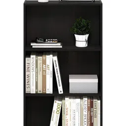 Oakcraft Brown Open Bookshelf image 3