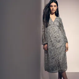 Vero Moda Women Animal Printed Fit & Flare Midi Dress-image-31
