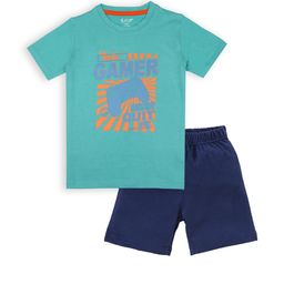 J&JP Boys Printed T-shirt & Short Set-image-6