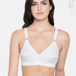 Bodycare Women Pack of 3 Full Coverage Non Padded Non wired Everyday Bra-28