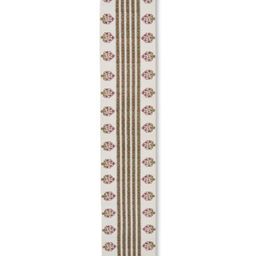 Fabindia White & Red Printed Rectangular Table Runner image 2