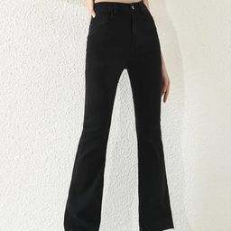 Next One Women Smart Bootcut High-Rise Stretchable Jeans-picture-32