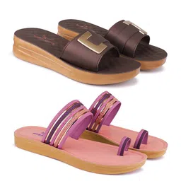 BERSACHE Women Open Toe Flats with Bows-image-33