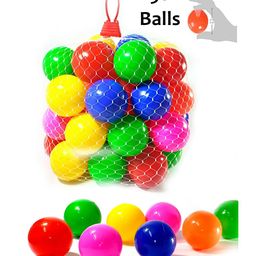 Eevovee Plastic Play Balls Pack of 50 - Multi Colour-19
