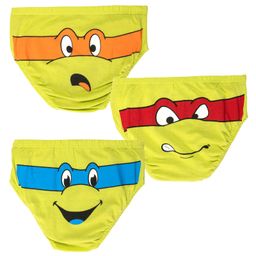 Plan B Pack Of 3 Turtle Print Briefs - Green-picture-26
