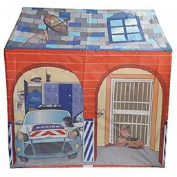 Yamama Police Station Foldable Indoor & Outdoor Play Tent - Multicolor-picture-36