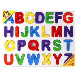 Anindita Wooden English Capital Alphabets Big Size Puzzle Multicolor - 27 Pieces-10