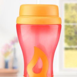Babyhug Slide straw Sipper - Yellow Red-17