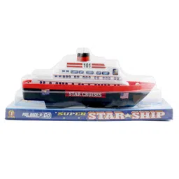 Shinsei Pull Back Ship - White & Red-picture-33