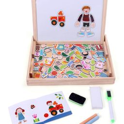 Yamama Montez Wooden Magnetic Board Activity Toy - Multicolor-image-29