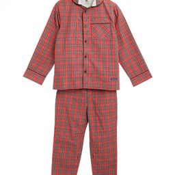 Cherry Crumble By Nitt Hyman Full Sleeves Checkered Night Suit - Red-image-100