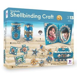 Toy Kraft DIY Shell Craft Activity Kit - Multicolour-13