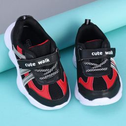 Cute Walk by Babyhug Sports Shoes - Black-image-78