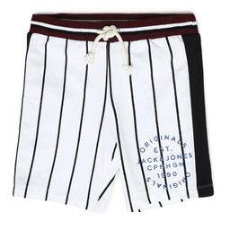 Jack & Jones Junior Stripes Shorts - White-image-68