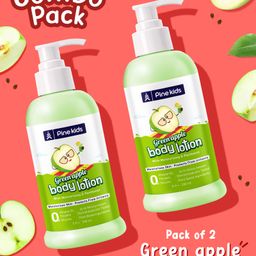 Pine Kids Green Apple Body Lotion Pack of 2 - 250ml each-image-37