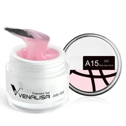 VENALISA UV Sculpture Nail Extension Jelly Builder Gel - 30 ml - Milkshake Pink - A15 (M)-image-93
