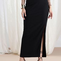 Selvia Pencil Maxi Skirt-picture-30