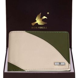 Hornbull Men Colourblocked Leather Two Fold Wallet-image-8