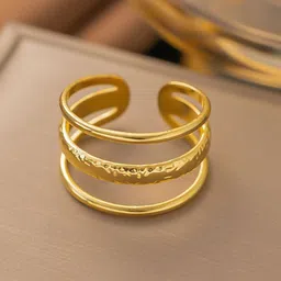 MYKI Gold-Plated Finger Ring-57
