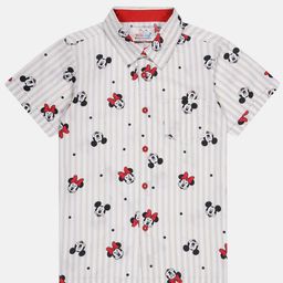 YOUNG BIRDS Boys Opaque Printed Casual Shirt-image-92
