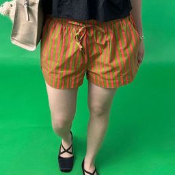 LULU & SKY Women Striped Loose Fit Low-Rise Short-picture-15