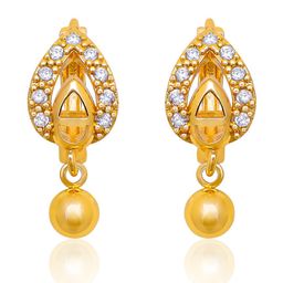 Raj And Deb Gold-Plated Drop Earrings-image-77