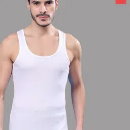 FBAR Pack Of 2 Round Neck Ribbed Cotton Gym Vest R-02-15-image-96