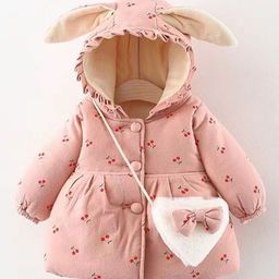 YK Girls Hooded Conversational Tailored Jacket-image-48