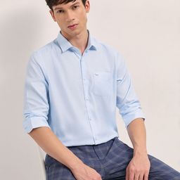 THE BEAR HOUSE Tailored Fit Striped Spread Collar Formal Shirt-image-33