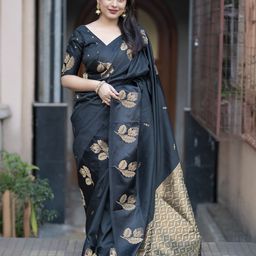 Panzora Floral Woven Design Saree-picture-43
